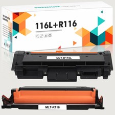 2PK MLT-D116L Toner MLT-R116 Drum fits Samsung Xpress SL-M2835DW M2676N M2625D