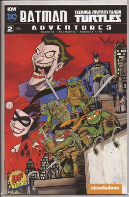 BATMAN/TEENAGE MUTANT NINJA TURTLES #2 - DYNAMIC FORCES VARIANT - W/ DF COA