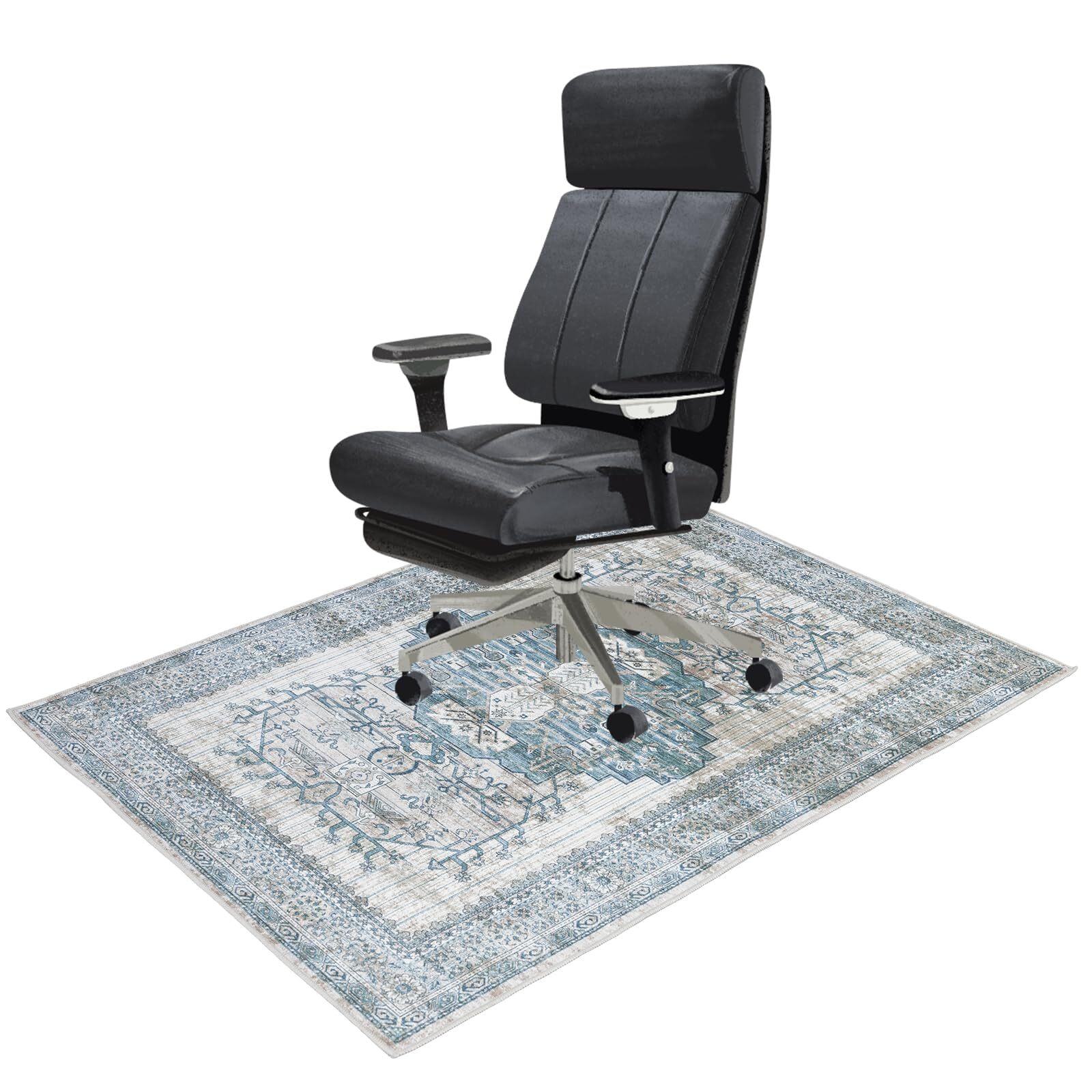 36x48 Non-Slip Hardwood Floor Chair Mat for Office Desk Protector-image