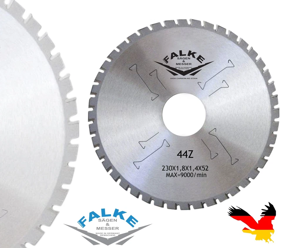 TURMFALKE Freund 230 x 1 x 52 mm 44Z Hartmetall Knochensägeblatt , Zerlegesäge