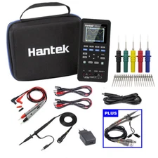 2Probe + 2in1 Hantek 2C42 Handheld 40MHz oscilloscope +Multimeter teste 250MSa/s