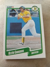 1990 Fleer Update Ozzie Canseco #U-117 Oakland Athletics