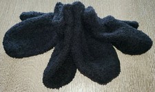 2 pair TODDLER GIRLS OR BOYS NEW solid black MITTENS GLOVES one size fits most