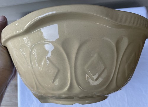 Vintage Quadrifoglio TG Verde Made England Ceramica Inclinabile Miscelatore Ciotola Terracotta - Foto 9 di 14