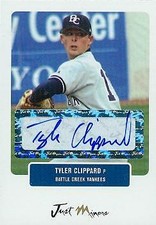 Tyler Clippard autographed Baseball Card 2004 Just Minors #17 Rookie