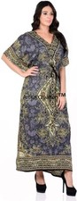 Ladies Long Kaftans Kimono Maxi Style Dresses Women in Regular to Plus Size