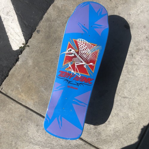 Birdhouse Blue Tony Hawk Artifact Shaped 9.5” Skateboard Deck eBay