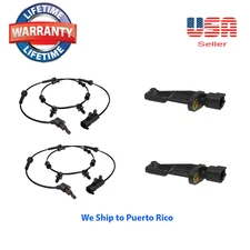 4 ABS Wheel speed sensor Front Rear Right & Left Fit Jeep Wrangler 2007-2017