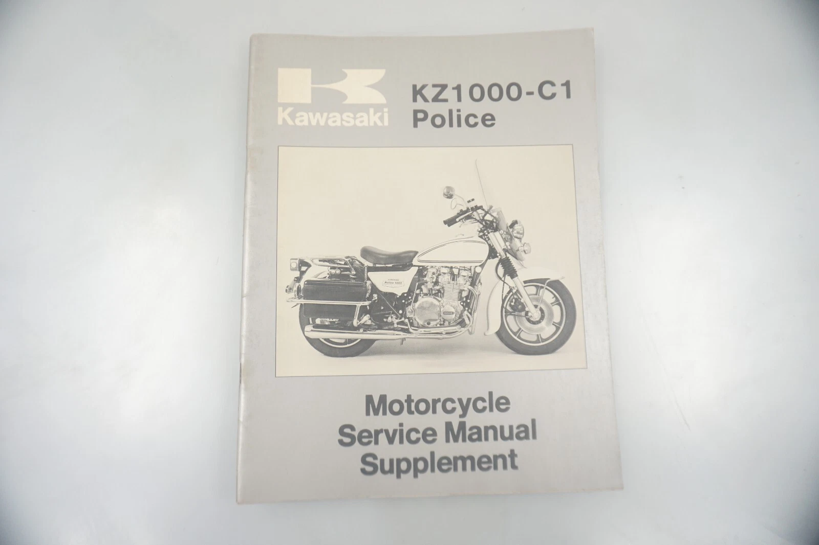 1977 Kawasaki KZ1000-C1 Police OEM Motorcycle Service Manual 99963-0004-01