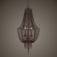 TUSCAN DARK OIL BRONZE DRAPED METAL CHAIN PEN...