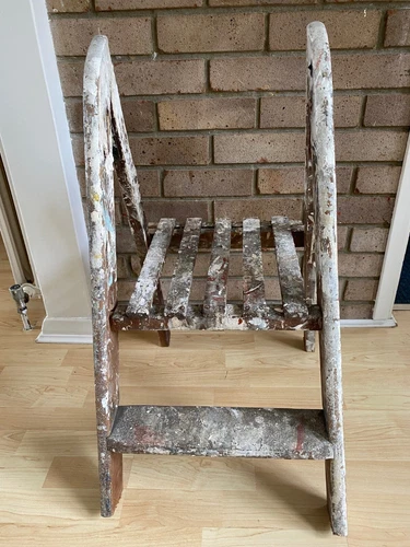 Small Old Wooden Stepladder - Wedding - Display - Shop