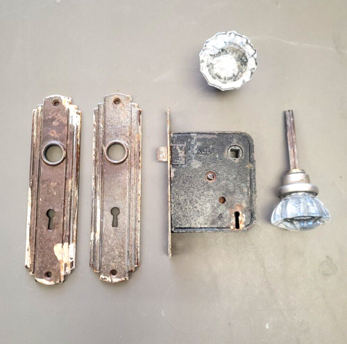 Antique YALE 808 802 Bedroom Bathroom MORTISE Door Lock.