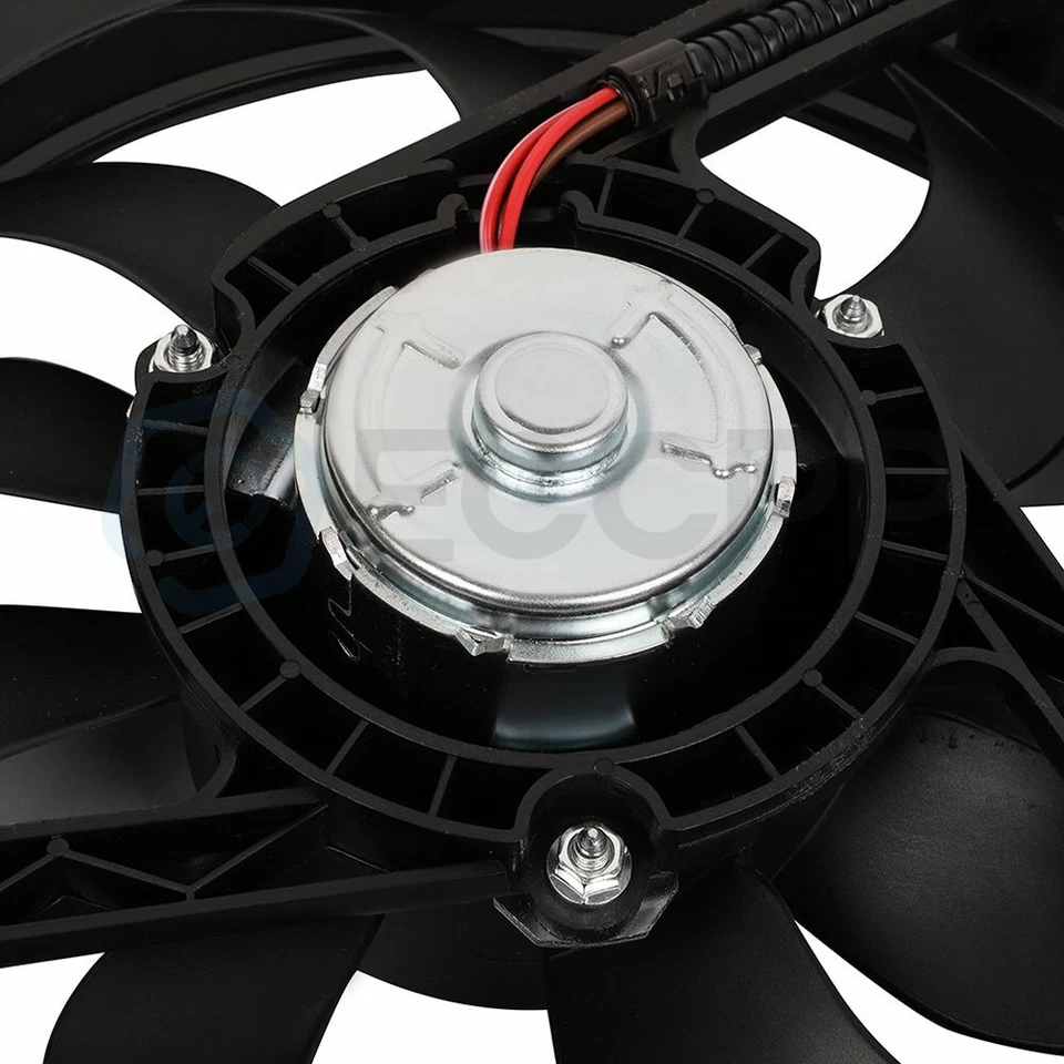 Radiator Condenser Cooling Fan Assembly For 2000 2001 2002-2006 Audi TT Quattro - Image 4 of 4