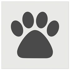 Paw Print Solid Wall Cookie DIY Craft Reusable Stencil