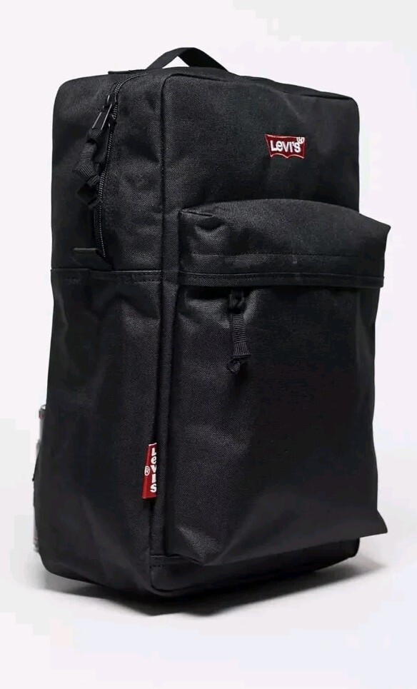 Mochila Levi's L-Pack Large - 25 Litros, Compartimento Para Portátil Acolchado, Bolsillo Para Botella, Correas Ajustables