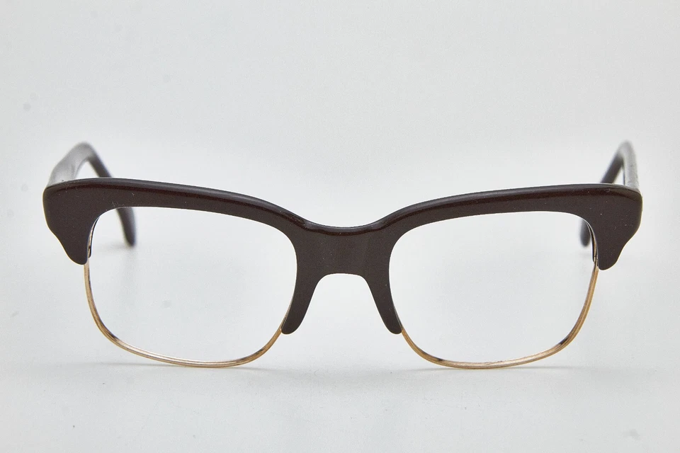 Gafas ojo de gato vintage años 80 BARTOLI GLENN hipsters italianos marco dorado/marrón Foto 4 de 4