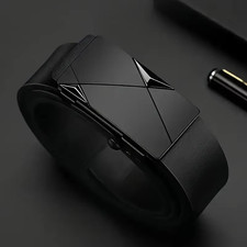 Stylish Men'S PU Leather Belt - Fashion Belts for Daily Life, Leisure, Party, Fe