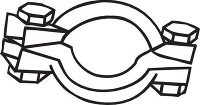 Klemmstück Abgasanlage für Bosal 254-375