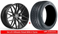 Alloy Wheels & Tyres 18" Inovit Blitz For Honda Ridgeline 05-14