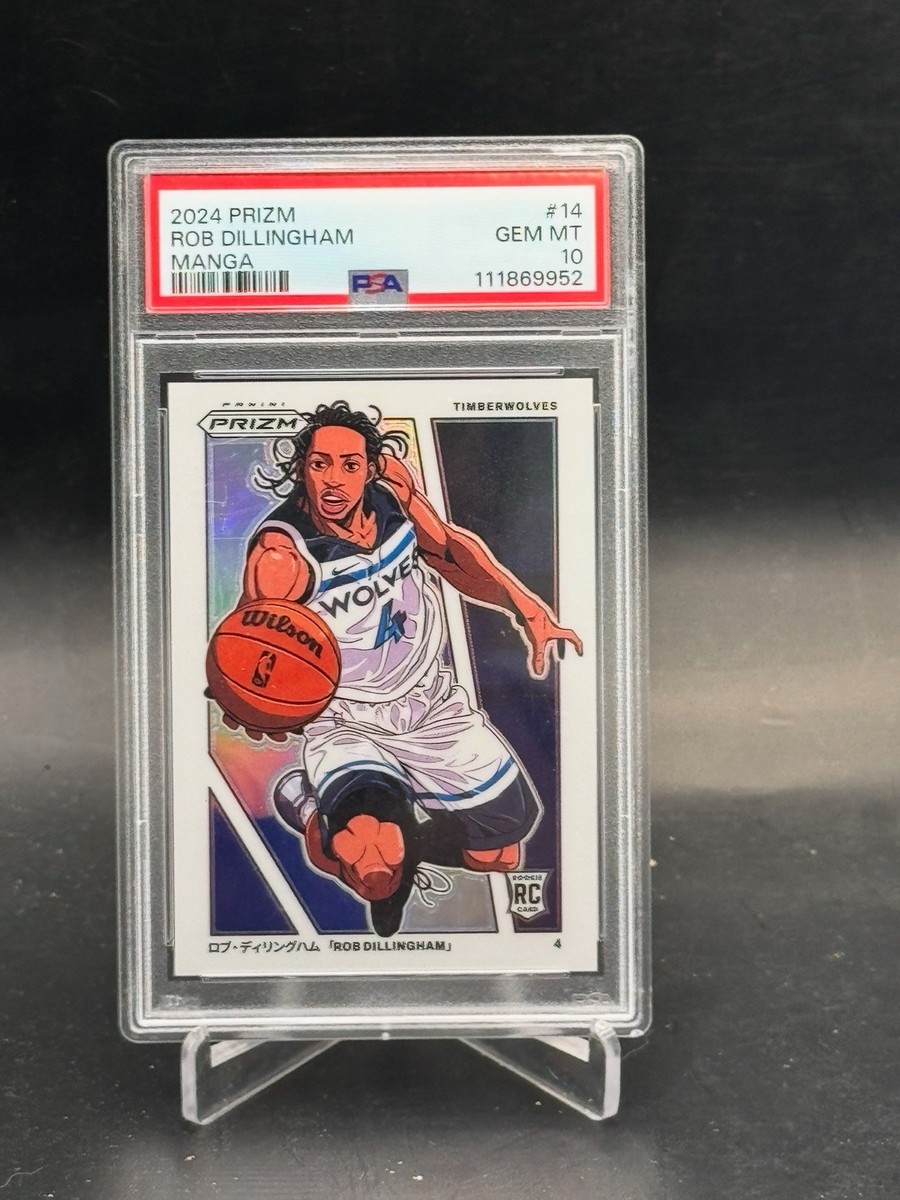 2024 Panini Panini Prizm Rob Dillingham Rookie Manga PSA 10