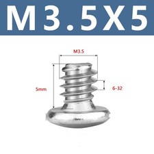100Pcs Computer PC Case HDD Flat Phillips Head Hard Drive Screw BM6 -32 5 UNC
