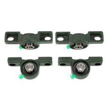 LABLT UCP202-10 Pillow Block Mounted Ball Bearing 4Pcs 5/8" Bore Cast Iron Base