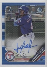 2019 Bowman Chrome Prospect Blue Refractor 96/150 Julio Pablo Martinez Auto 1n4o