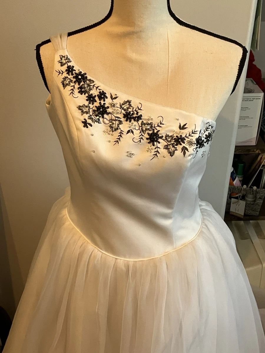 navy blue dress for baby girl Andrea and Leo WL038 Prom Dress - Off White/Nude