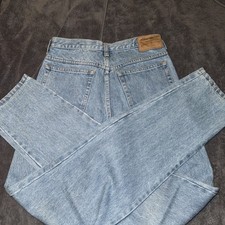 EDDIE BAUER Jeans Womens 8 Tall Vintage 90s Tapered High Rise Cotton Relaxed