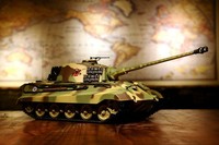 "Rc Panzer \"Deutscher KöNigstiger - Henschelturm\" Heng Long, Mit Metallketten"