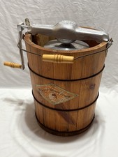 Vtg White Mountain 6 Qt Manual Hand Crank Tri...