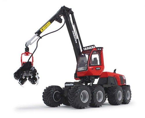 First Gear 10-4239 1:32 Komatsu 931XC.3 Harvester Diecast Model with New Tooling