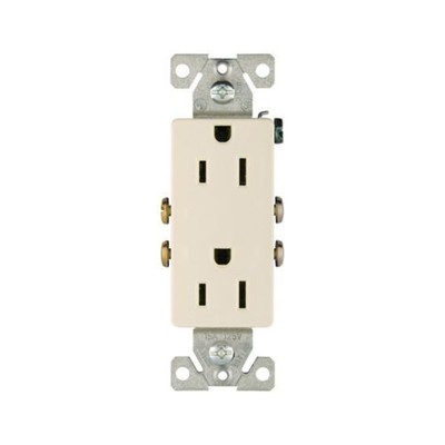 Eaton Wiring Devices 1107LA-BOX - Recp Deco Duplex 15A 125V 2P3W LA - 10EA