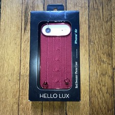 HELLO LUX iPhone Air Red Sweater Fabric Hard ...
