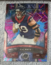 2024 Topps Resurgence  J.J. WATT #42 Blue & Pink Lazer Refractor TEXANS