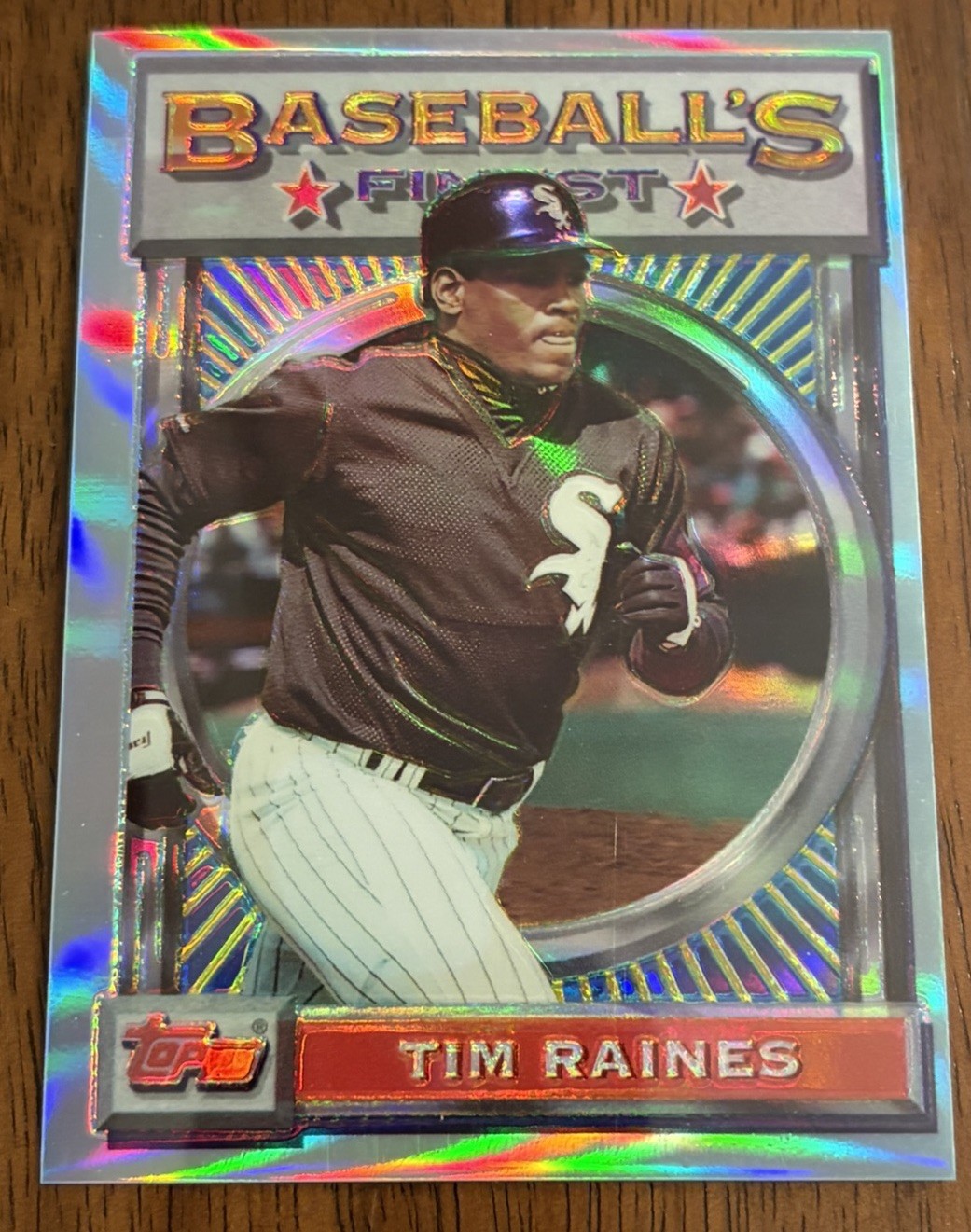 1993 Topps Finest Refractor Tim Raines #183