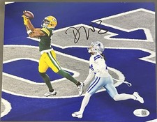DONTAYVION WICKS SIGNED AUTO  8X10 PHOTO NFL Green Bay Packers Cowboys JSA COA