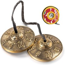 Tibetan Tingsha Glocke Meditationglocken und Tingshas, Instrumente zur Medita...