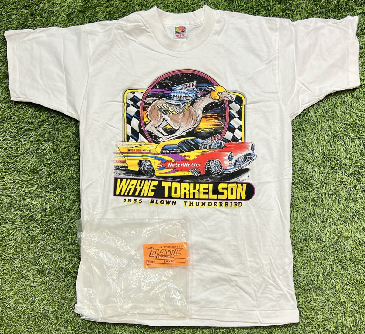 IHRA Drag Racing Wayne Torkelson T-Shirt Men's L New Vintage 1996