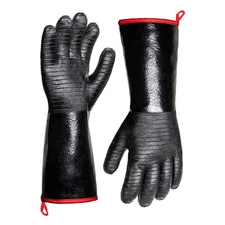 932°F Extreme Heat Resistant Gloves for Grill BBQ,Waterproof Long Sleeve Pit ...