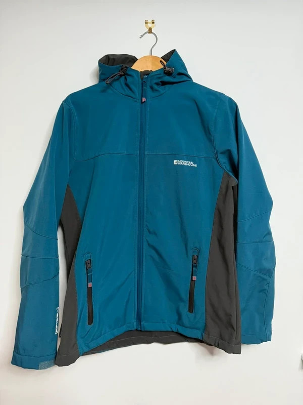 Mountain Warehouse Softshell Jacket Teal/Black Wo… - image 1