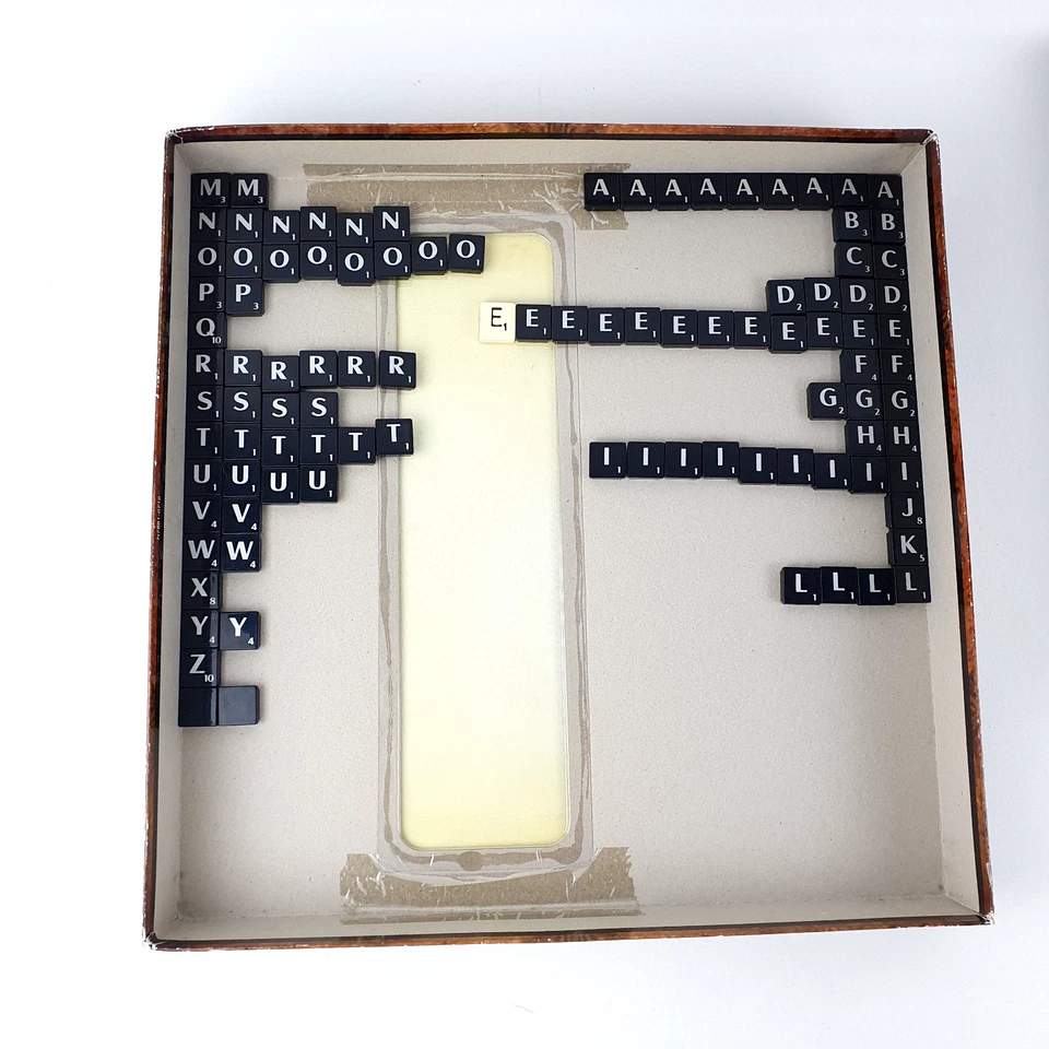 Scrabble Deluxe Board Game Word Game Low Profile Turntable ⚠️ SEE DESCRIPTION ⚠️ - Image 2 of 4