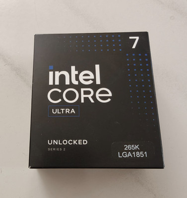 Intel Core  Ultra 7 265K CPU, Sockel 1851, Boxed (ohne Kühler) -NEU mit Rechnung