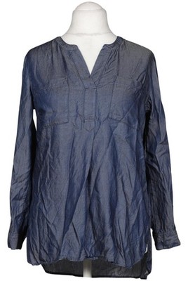 Opus Bluse Damen Oberteil Hemd Hemdbluse Gr. EU 38 Blau #tr88oek