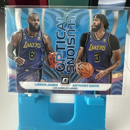 2022-23 Panini Donruss Optic - Optical Illusions LeBron James, Anthony Davis #3