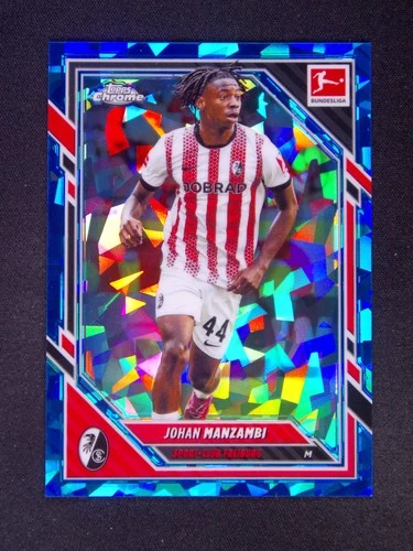 2025-26 Topps Chrome Bundesliga Sapphire Johan Manzambi #31