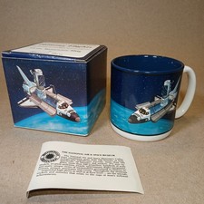 1988 NASA Space Shuttle Columbia Mug w/ Box Smithsonian Institution Potpourri
