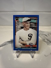 2026 Topps Series 1 Shoeless Joe Jackson 1991 Design #T91-27 White Sox Blue /150