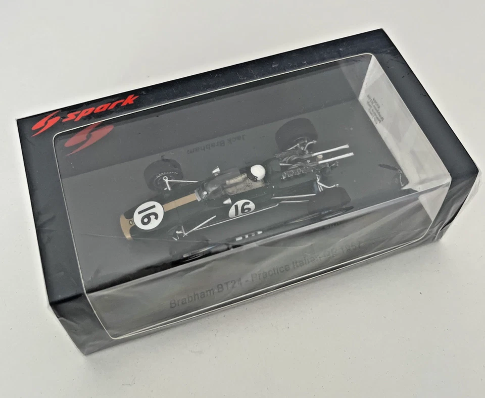 Spark Model Brabham Bt24 Practice Italian Gp 1967 Brabham 1/43 S5264 New F1 - Immagine 2 di 4