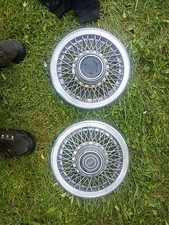 Vintage Ford Mustang 80s 90s 14 Oem Hubcaps Set Of 2 Vintage Ford Mustang 80s 90s 14 Oem Hubcaps Set Of 2
